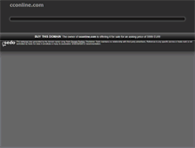 Tablet Screenshot of cconline.com